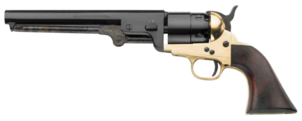 Buy PIETTA (EMF COMPANY INC) 1851 Navy 44 Cal 6 7.37″ Blued Barrel Brass Frame Walnut Grip
