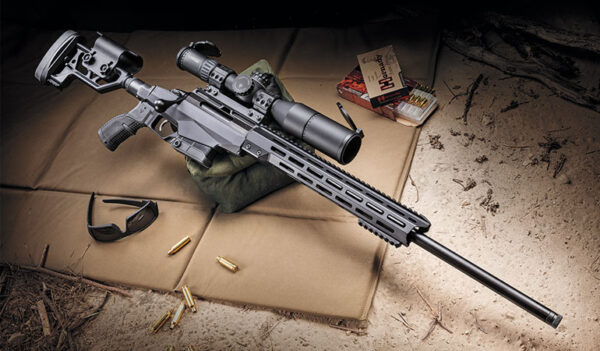 Buy Buy Tikka T3x Tac A1 Left Hand 6.5mm Creedmoor Bolt Action Rifle – 10 Rounds, 24″ Barrel, Black Stock, Blue/Black