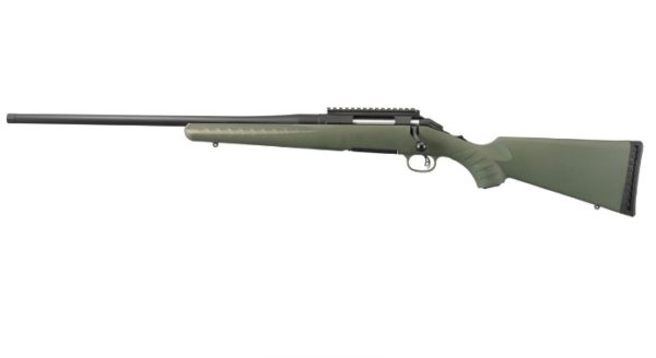 Buy Ruger American Predator Left Hand 308 Winchester/7.62 NATO Bolt Action Rifle – 4+1 Rounds, 22″ Barrel, Moss Green Composite Stock, Synthetic, Blue/Black