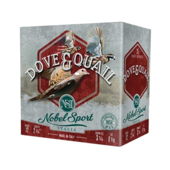 Buy Nobel Sport Dove & Quail 12 Gauge 2-3/4" #7.5 1-1/8 Ounce 25rds