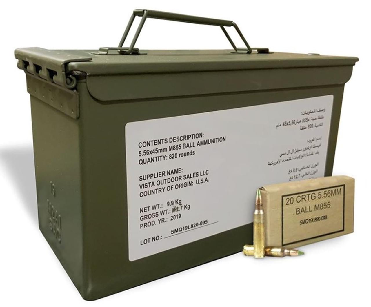 Buy 5.56 NATO Ammo 556x45 Ammunition 840 ROUNDS