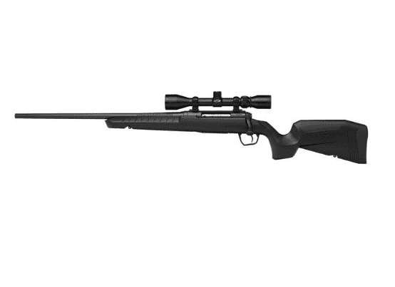 Buy Savage Arms Axis XP 30-06 Springfield Bolt Action Rifle LH – 4+1 Rounds, 22″ Barrel, Black Synthetic Stock, Blue/Black