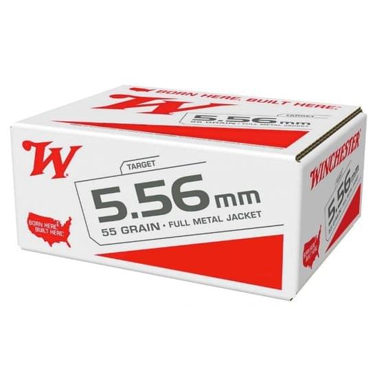 Buy Winchester USA 5.56 Bulk Ammo 55 Gr FMJ, 500rds Bulk Pack