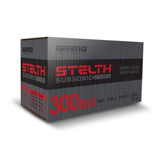 Buy Ammo Inc StelTH 300 Blackout Ammo 220gr Subsonic TMC 200rds