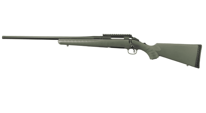 Buy Ruger American Predator Left Hand 308 Winchester/7.62 NATO Bolt Action Rifle – 4+1 Rounds, 22″ Barrel, Moss Green Composite Stock, Synthetic, Blue/Black