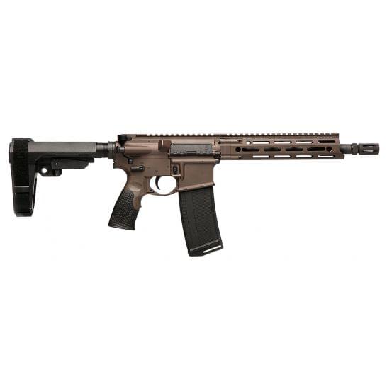 Daniel Defense DDM4 V7 P 5.56 Semi-Automatic AR Pistol, Cerakote Brown - 02-128-18052